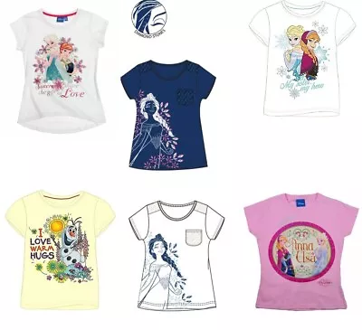 Buy Girls T-shirts Frozen Kids • 5.89£