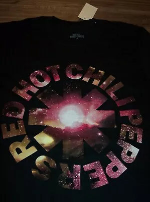 Buy WOMEN'S RED HOT CHILLI PEPPERS Outer Space Band T-shirt SMALL NEW W/ TAG • 19.28£