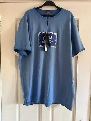 Buy BNWT Cp Company Man’s  T Shirt Blue 3xl • 90£