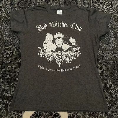 Buy Disney Villains Bad Witches Club T-Shirt, Womens Size XL Great Cond. • 14.18£