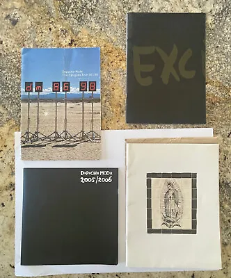 Buy Depeche Mode: 4 X Tour Books, Program, 1990-2000s (official Merch) • 151.78£