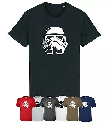 Buy STORMTROOPER Helmet T-Shirt Star Wars Obi Wan Jedi Top Movie TV • 9.99£