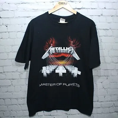 Buy Metallica 2007 Master Of Puppets T Shirt - Double Sided - Size Large Band Tee • 59.99£