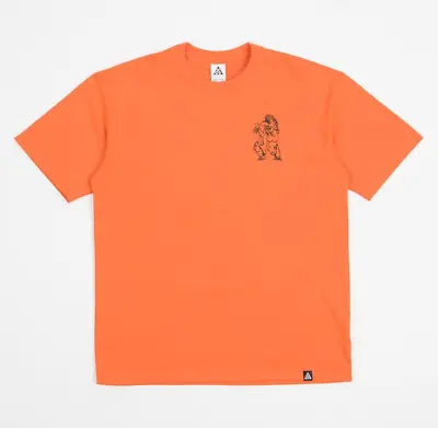 Buy Nike ACG Orange Trolls S Small T-Shirt All Conditions Gear DJ5807-817 • 18.49£