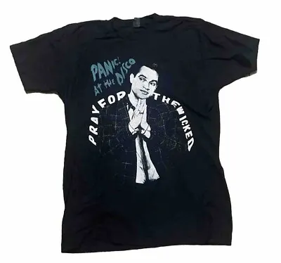 Buy Panic At The Disco Pray For The Wicked 2018 Tour Concert T-Shirt M Black • 7.59£