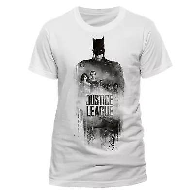 Buy Batman T-Shirt Official DC Comics White Tee New Justice League • 9.99£