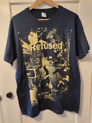Buy Vintage 2012  Refused New Noise T Shirt (L) Hardcore Punk + Backstage Pass • 12.99£