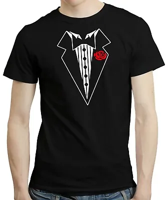 Buy Tuxedo Event - Tee Suit Funny Stag Party Wedding Tux Grooms T-shirt Tshirt Tee • 13.09£