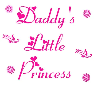 Buy Daddy's Little Princess # 10 - 8 X 10 - T Shirt Iron On Transfer - Girl • 3.79£