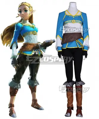 Buy The Legend Of Zelda: Breath Of The Wild Princess Zelda Cosplay Costume • 78£