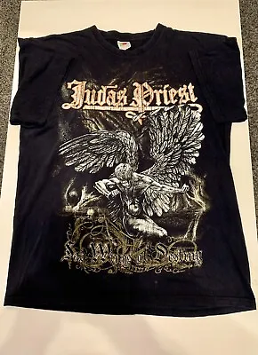 Buy Judus Priest Sad Wings Of Destiny 2009 Fruit Of The Loom T Shirt L • 12£