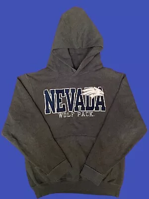 Buy Nevada Men's Hoodie Nevada Wolf Pack Dark Grey Size Medium Cotton Blend • 14.99£