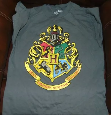 Buy Warner Bros Harry Potter Deathly Hallows Tshirt Size Large - Looks Medium • 19.43£