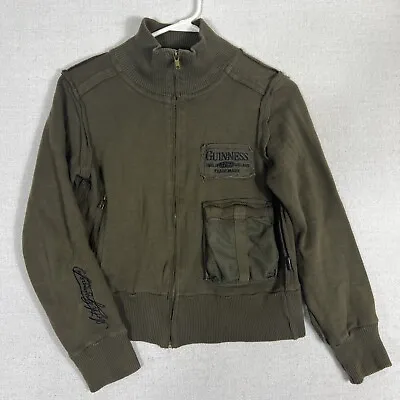 Buy Guinness Beer Military Style Green Jacket Womens 10-12  • 15.76£