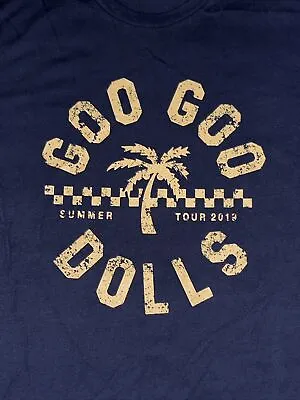 Buy GOO GOO DOLLS 2019 Summer Concert Tour Blue T-Shirt Men’s Size XL • 16.11£