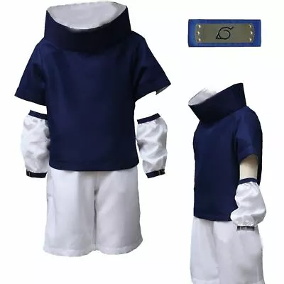 Buy Anime Naruto Sasuke Uchiha Cosplay Fancy Clothing Christmas Masquerade Uniform • 29.46£