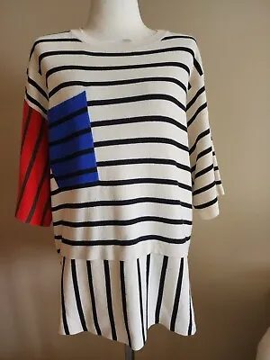 Buy Celine Phoebe Philo Striped Knit Top, Size 38, Aus 10-12 • 152.98£