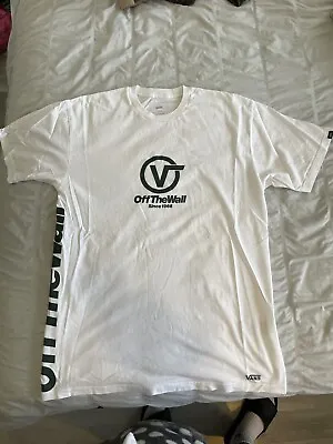 Buy Vans White T-Shirt • 10£
