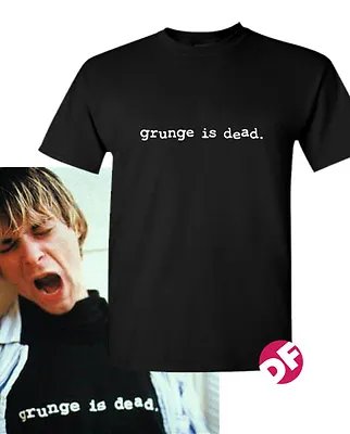 Buy NIRVANA Kurt Cobain Replica Grunge Is Dead Tshirt Courtney Love T Shirt Unique • 9.99£