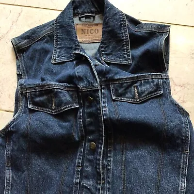 Buy Mens Blue Denim Jacket Size M - Nico Classic Jeanswear  -Casual Trucker • 25£