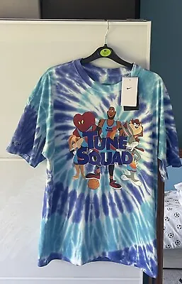 Buy Nike Lebron X Space Jam 2 Tune Squad Tie Dye T-Shirt • 35£