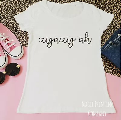 Buy Zigazig Ah Spice Girls T-shirt Girl Band 90s Top Leopard Print Tour Ladies GIFT • 9.99£