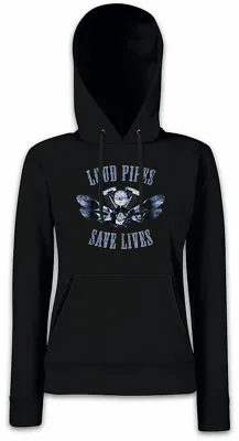 Buy LOUD PIPES SAVE LIVES Women Hoodie Sweatshirt Live To MC Biker Ride Club SOA • 40.79£