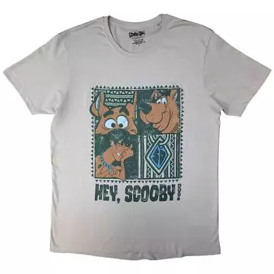 Buy Scooby Doo Official Unisex T-Shirt: Hey Scooby! - Grey Cotton • 14.99£