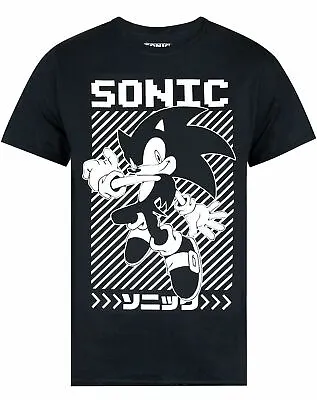 Buy Sonic The Hedgehog Japanese Poster Men's T-Shirt • 14.99£