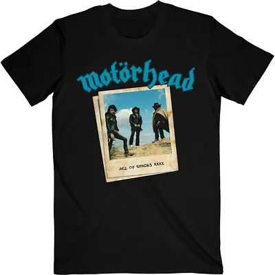 Buy Motorhead Ace Of Spades Photo Black T-Shirt OFFICIAL • 16.59£