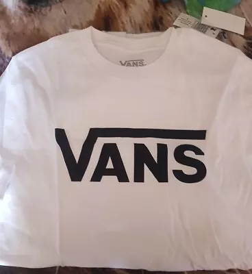 Buy Vans T Shirt Bnwt Medium White • 24£