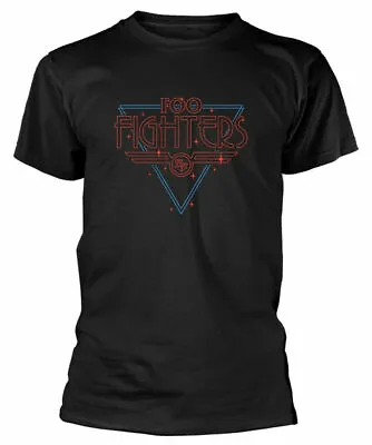 Buy OFFICIAL Foo Fighters T-shirt Disco Outline Black Dave Grohl • 14.79£