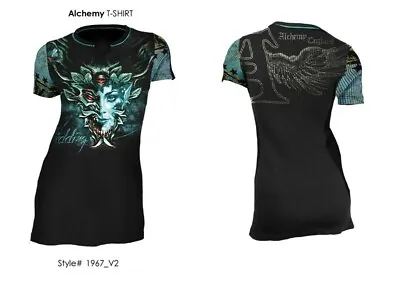 Buy Alchemy - Conjunction Of Satan - Brand New Ladies Tee - Official Merch Small 8 • 16£