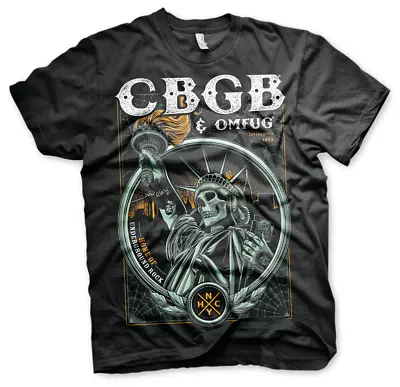 Buy CBGB Statue Of Underground Rock Official Mens T-Shirt • 16.98£