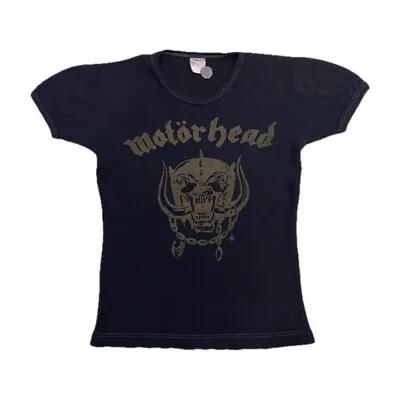 Buy 80’s Motörhead Fitted Women’s Vintage Baby Tee Size 6 / XS VTG Metal Rock Lemmy  • 59.99£