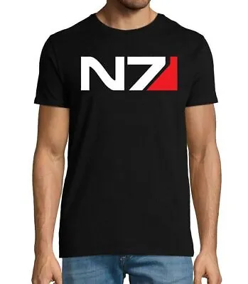 Buy Mass Effect  N7 Logo Men's Gamer T-shirt • 19.99£