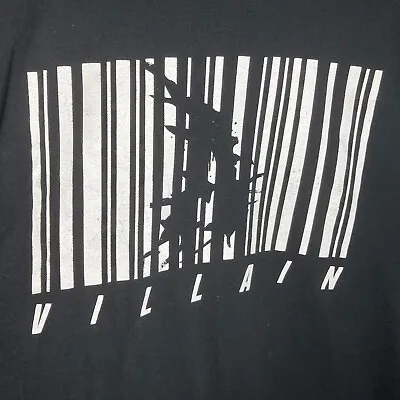 Buy ATTILA Metalcore Band Tour Merch T-shirt 2XL XXL Villains Barcode Black/White • 27.58£