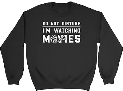 Buy Busy Watching Movies Kids Sweatshirt Do Not Disturb Funny Boys Girls Gift Jumper • 12.99£