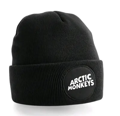 Buy NEW *Arctic Monkeys* White Or Pink Logo Black Beanie Merch Hat Tour • 14.99£