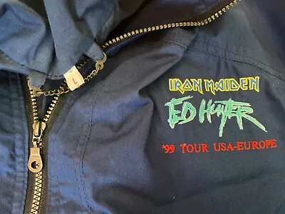 Buy Iron Maiden Official Rare Killer Krew ED HUNTER Promo Size L Embroidered Jacket • 252£