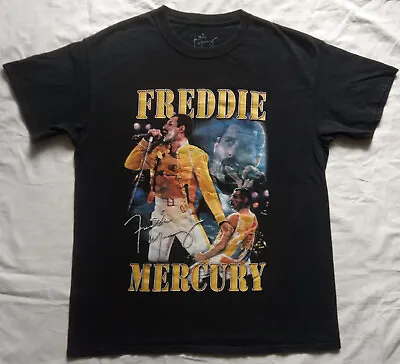 Buy Official T-shirt Freddie Mercury(Queen) Size M Black The Beatles David Bowie • 18£