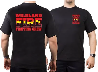 Buy Black, Wildland Fire Fighting Crew T-Shirt • 25.05£