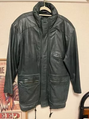 Buy Red Stage Sheepskin Genuine Leather Jacket Coat Y2k Black Men's US M Authentic • 115.82£