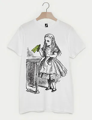 Buy Batch1 Alice In Wonderland 150th Anniversary Drink Me Bottle Unisex T-shirt • 14.95£