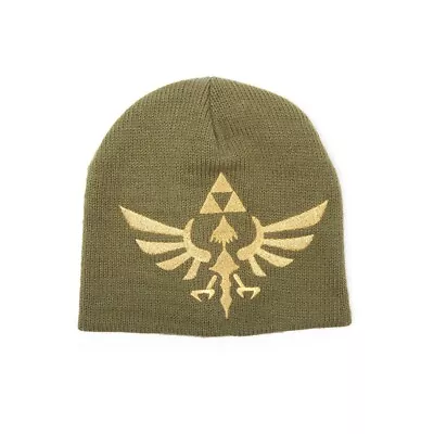 Buy Hat Cap The Legend Of Zelda Winter Official Golden Logo Plush • 22.55£