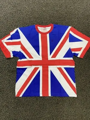 Buy Union Jack T-Shirts Crew Neck Cotton For Various Celebration With Printing MARKS • 6.99£