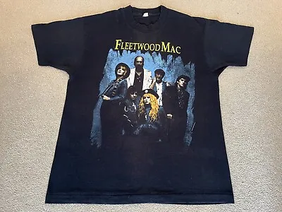 Buy Vintage 1990 Fleetwood Mac Behind The Mask Tour T-Shirt 90s Rare M Screen Stars • 99.99£