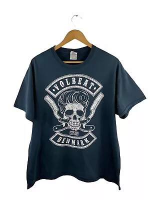 Buy VINTAGE Volbeat Denmark Mens T Shirt Size XL Black Band Heavy Metal Concert Crew • 49.55£