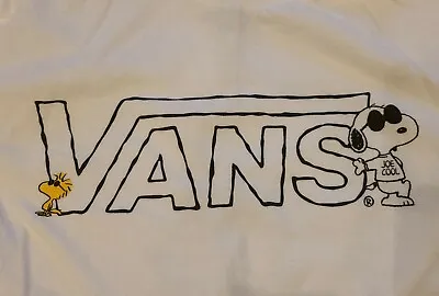 Buy Vans Off The Wall Peanuts Snoopy Woodstock Logo T-Shirt Boys Medium Womens Small • 28.40£