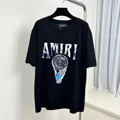 Buy Amiri Mens Black And Blue T-Shirt - Crystal Ball- Medium • 119.99£